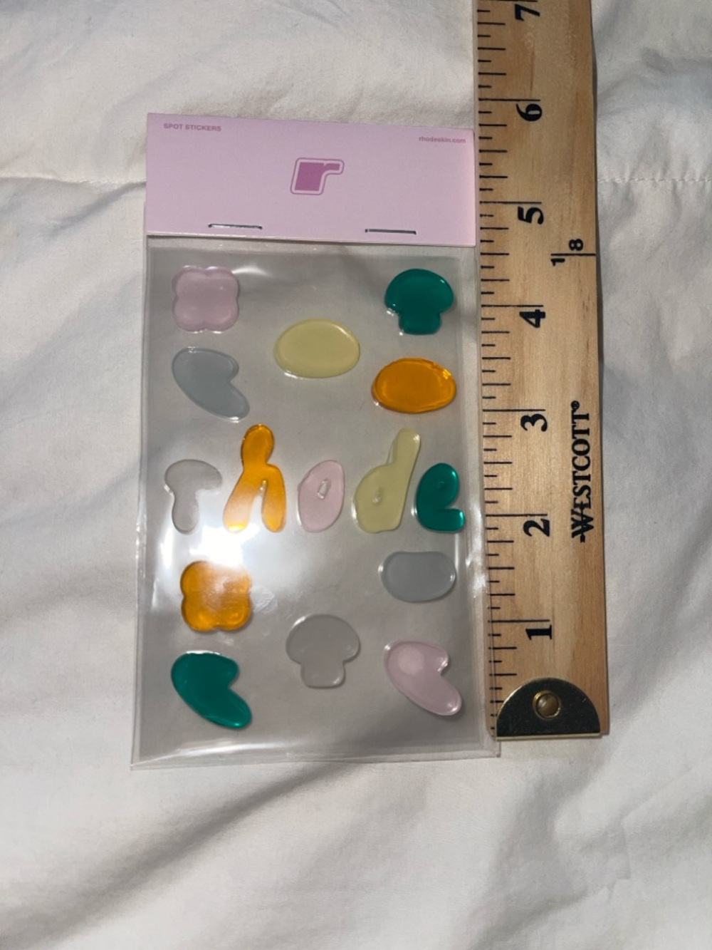 Rhode Skin Peptide Lip Treatment Spot Stickers Set Glossy Phone Stickers - Picture 3 of 5
